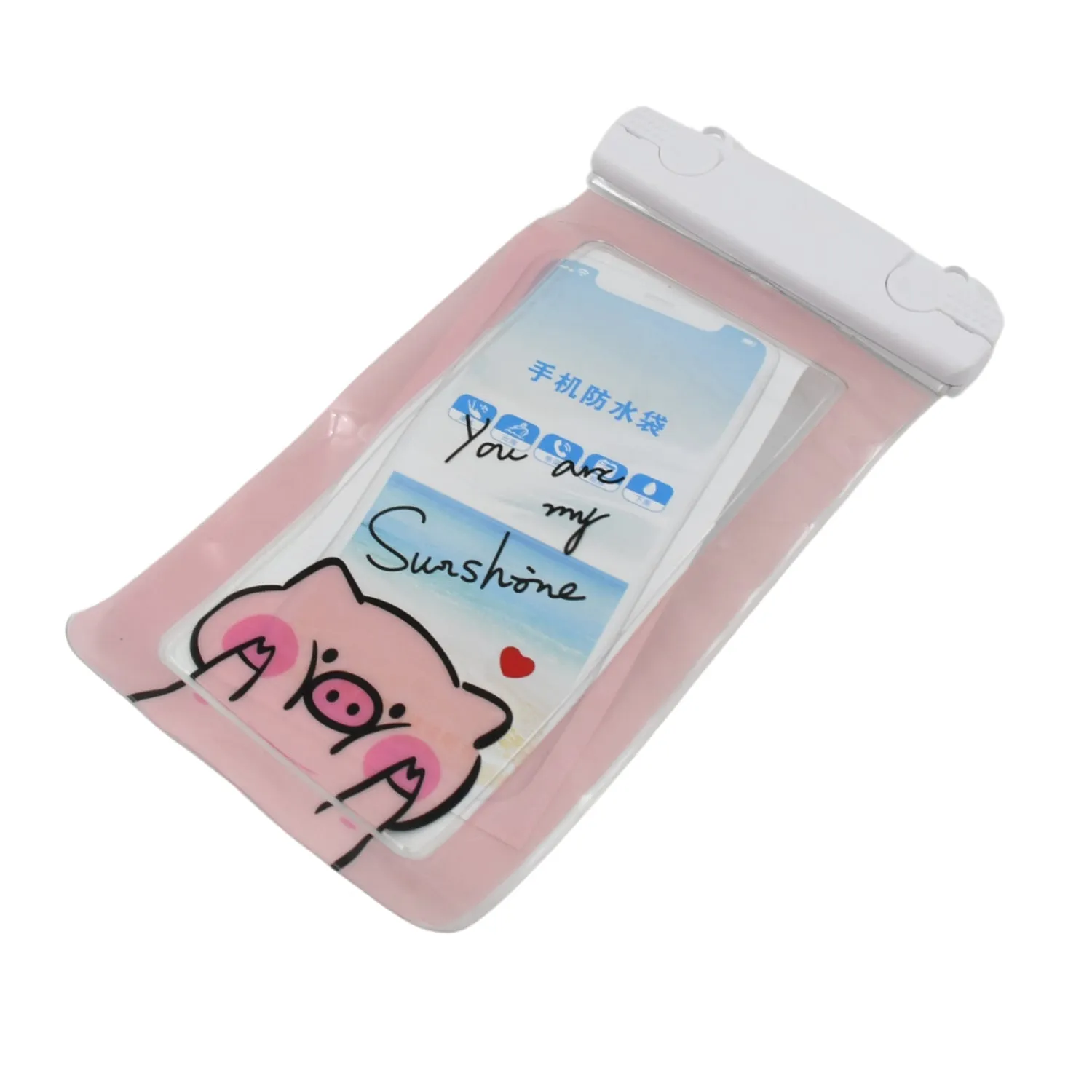 13137 Waterproof Pouch Lock Mobile Cover Underwater Mobile Case For All Type Mobile Phone (1 Pc)