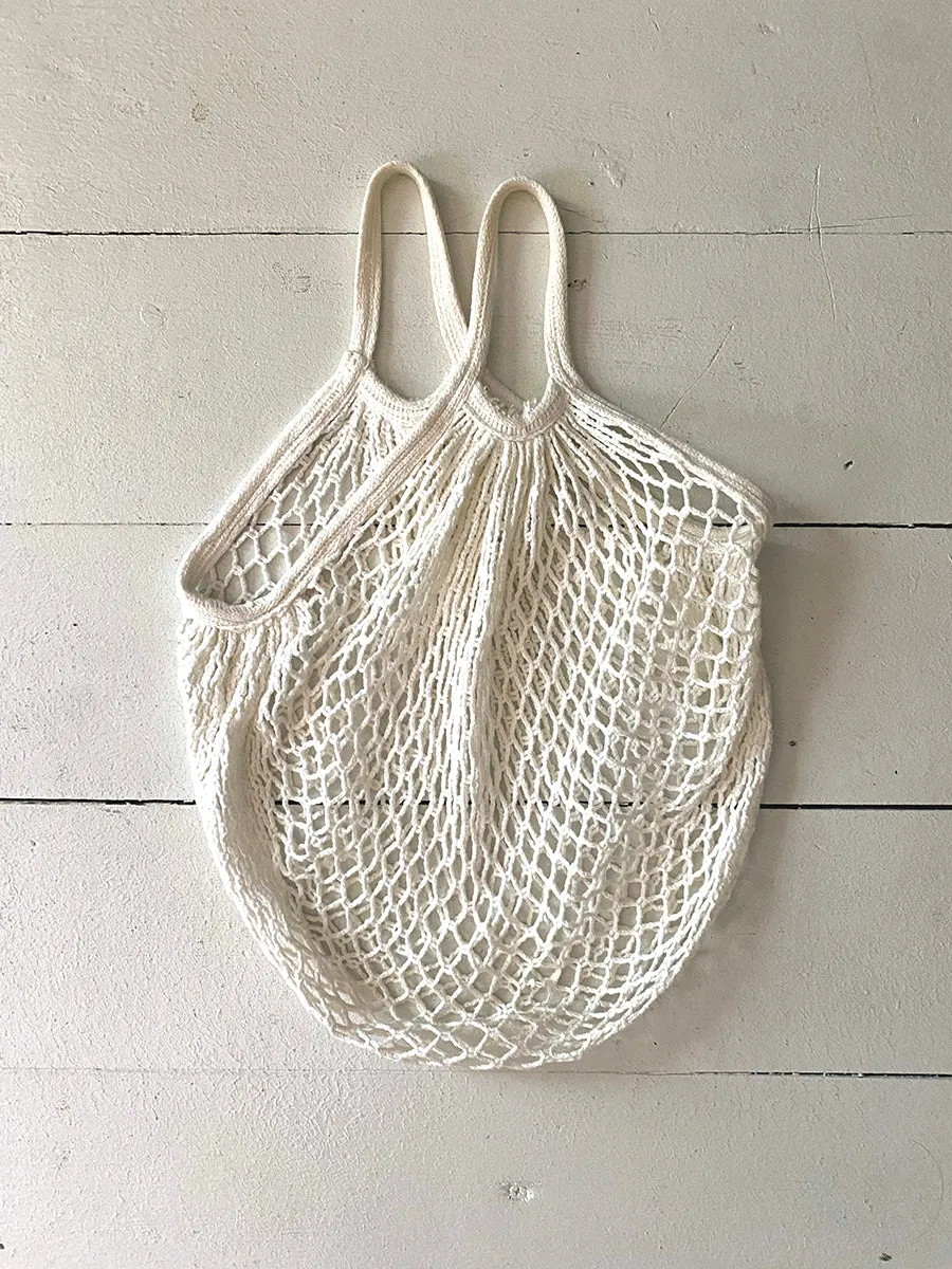 1970's Cotton Fishnet Bag