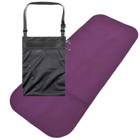 Adult Changing Mat and Waterproof Bag Set - Aubergine/Black (UK VAT Exempt)