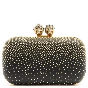 Alexander McQueen Studded Two Ring Clutch Bag