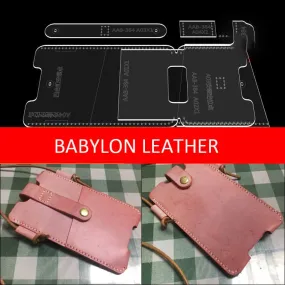 BABYLON™ Leathercraft Phone Pouch Making Pattern AAB-384