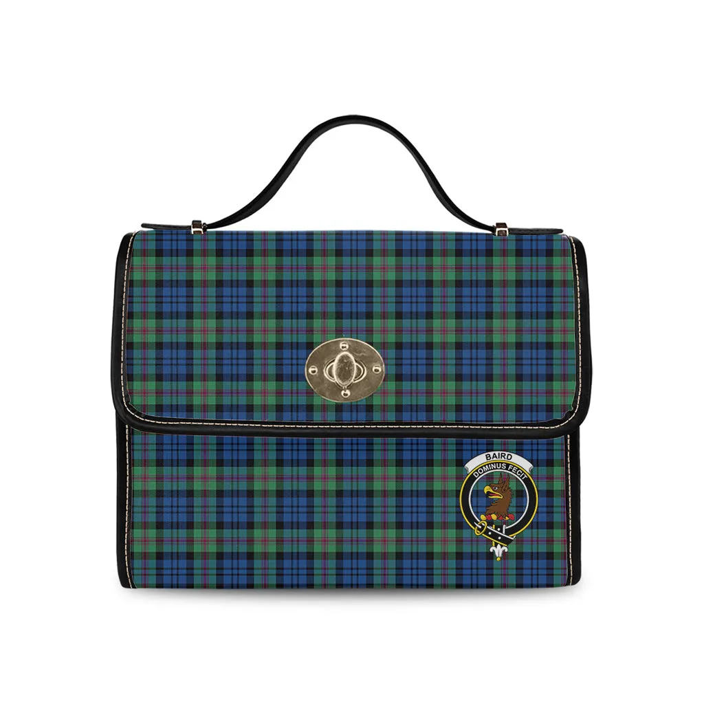 Baird Ancient Tartan Waterproof Canvas Bag with Family Crest