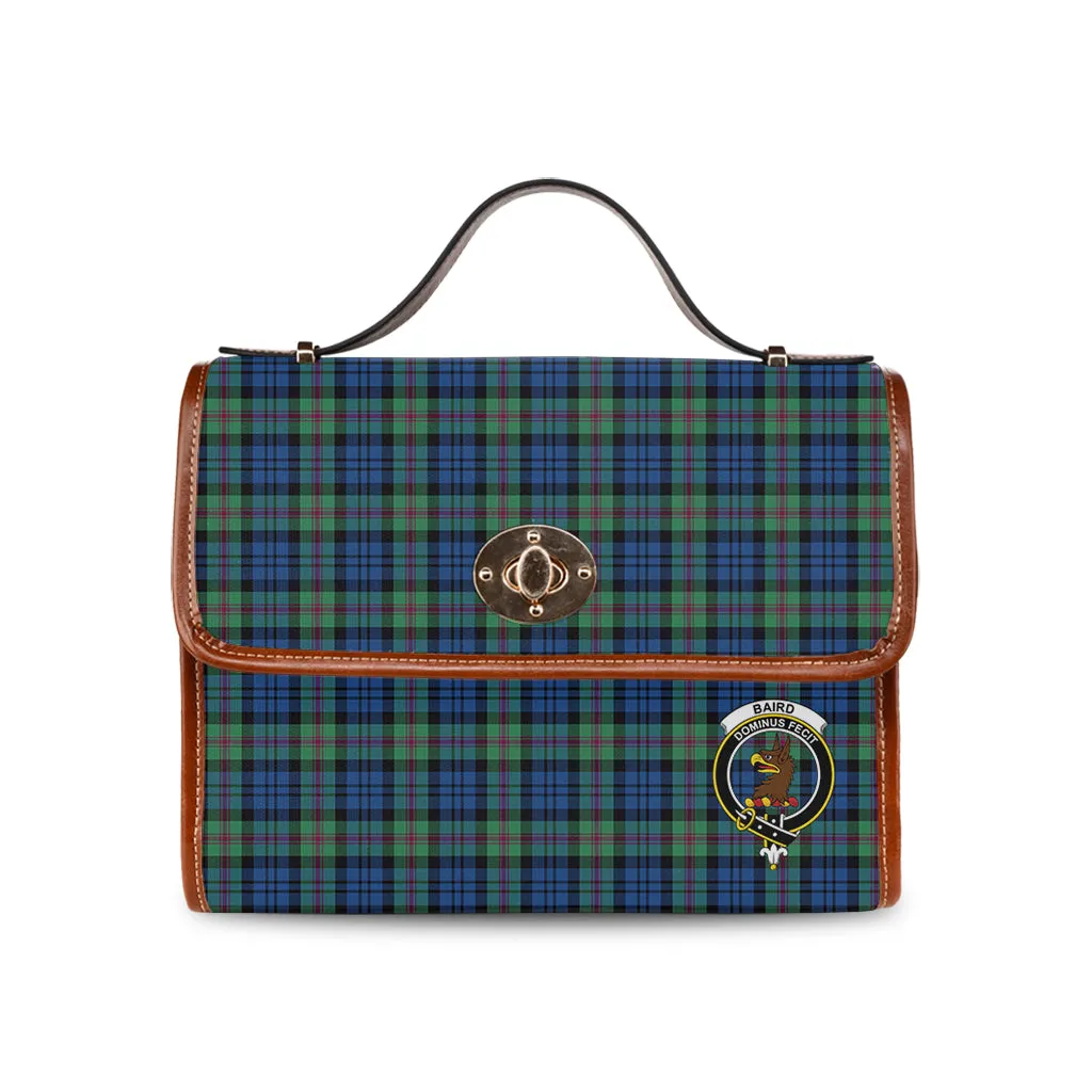 Baird Ancient Tartan Waterproof Canvas Bag with Family Crest