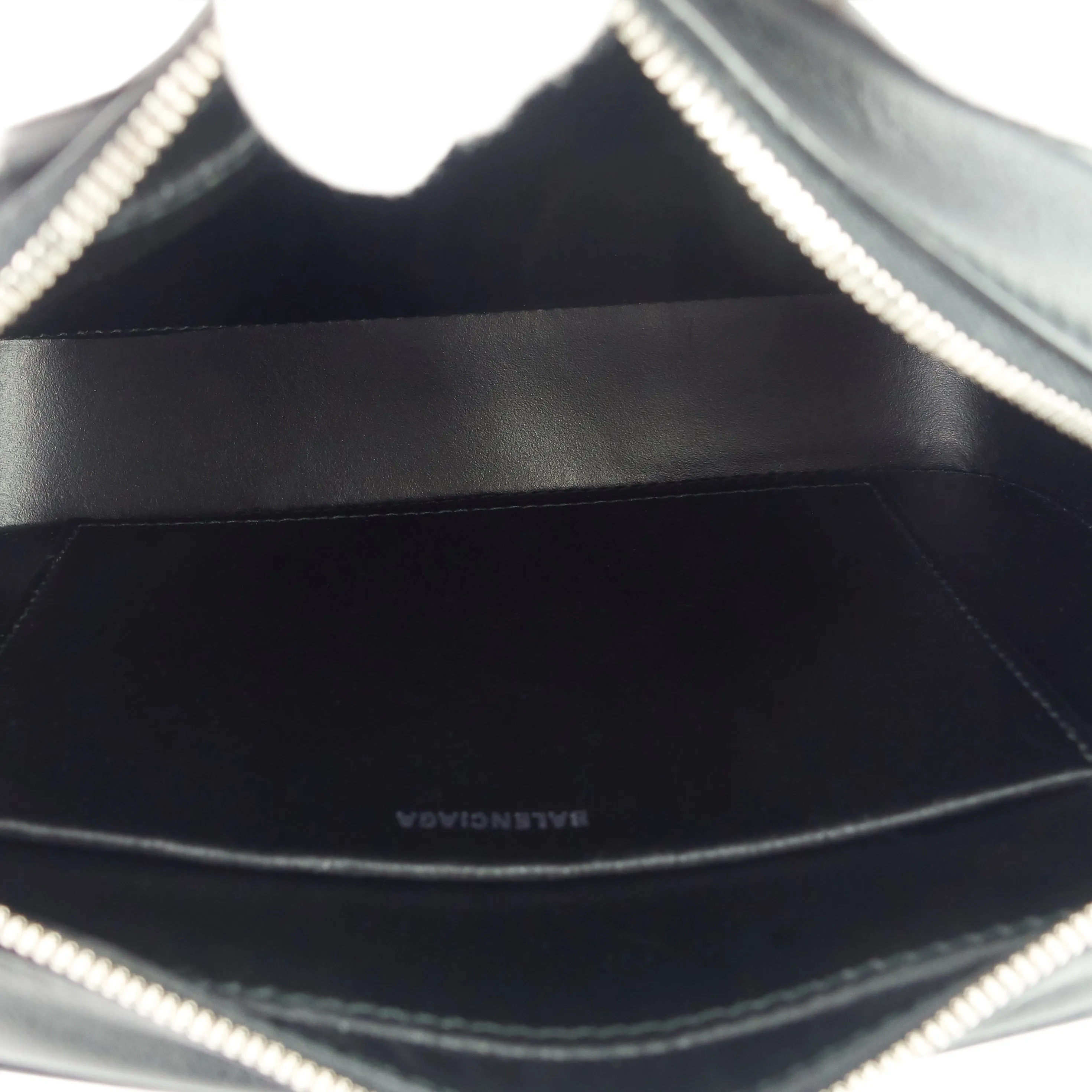 BALENCIAGA Medium Calfskin Leather Camera Bag