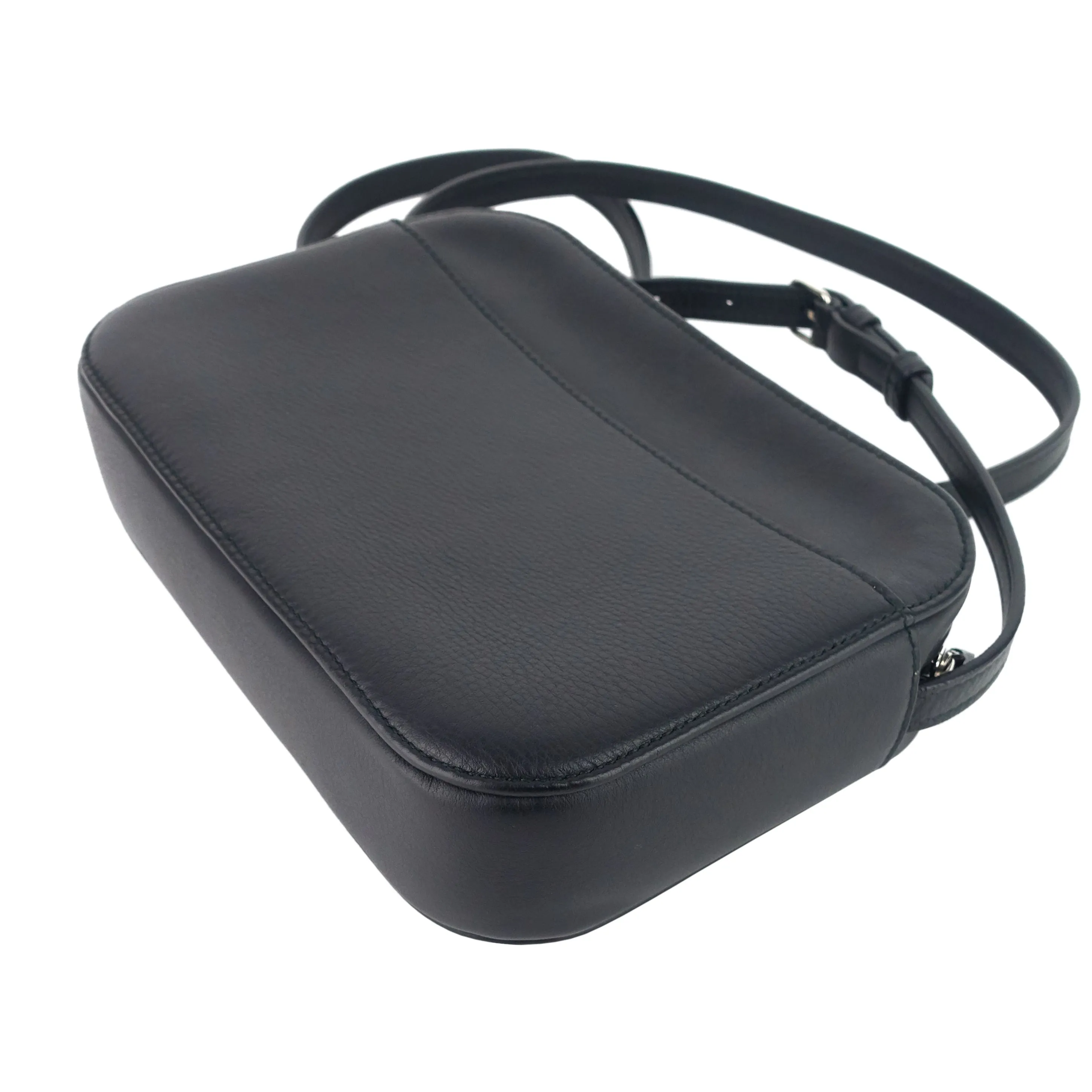 BALENCIAGA Medium Calfskin Leather Camera Bag