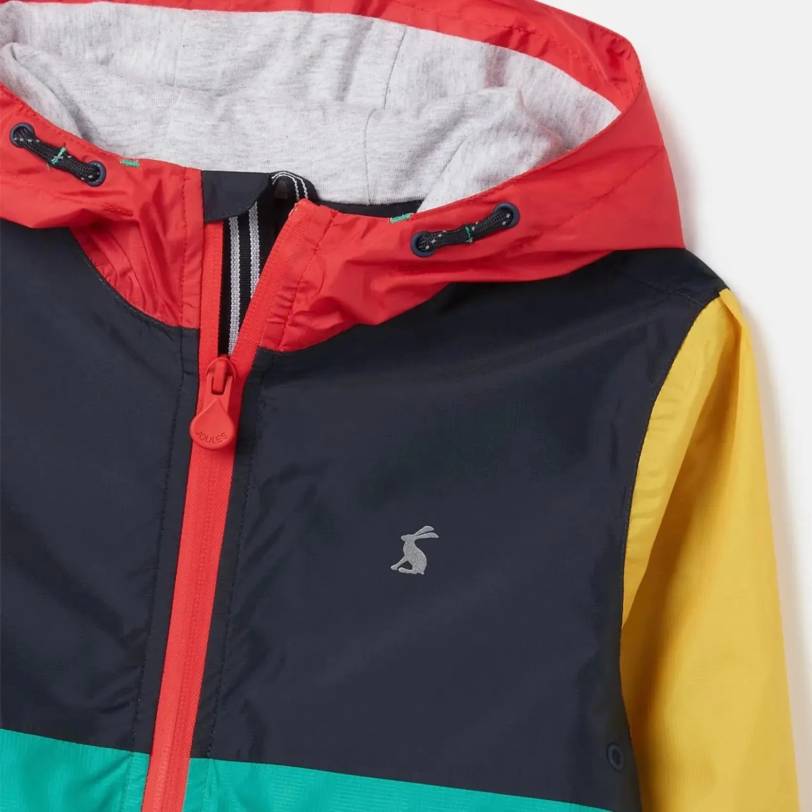 Bayfield colourblock waterproof recycled Packable jacket | Joules
