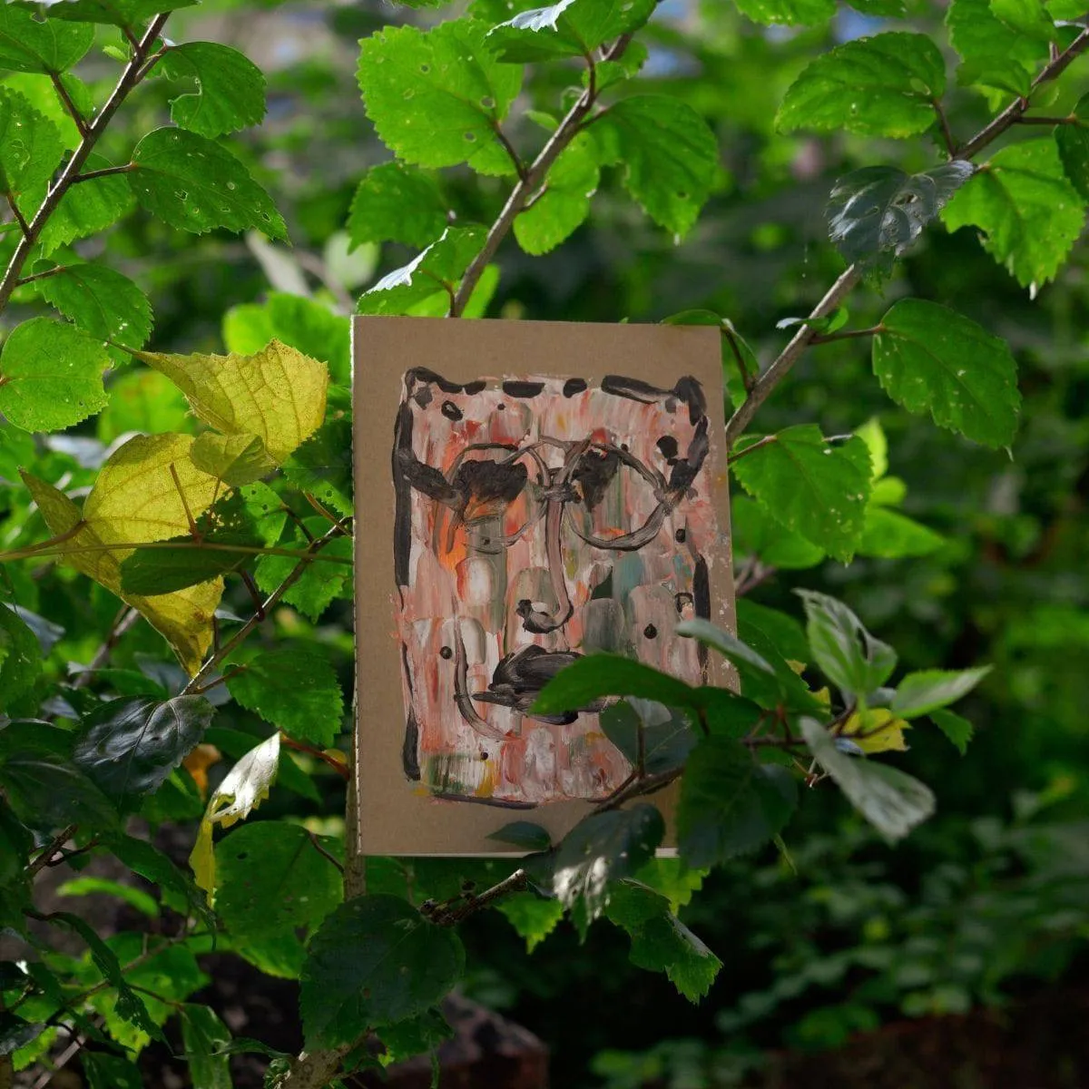 Blob Hand-Painted Notebook