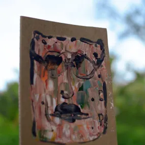 Blob Hand-Painted Notebook