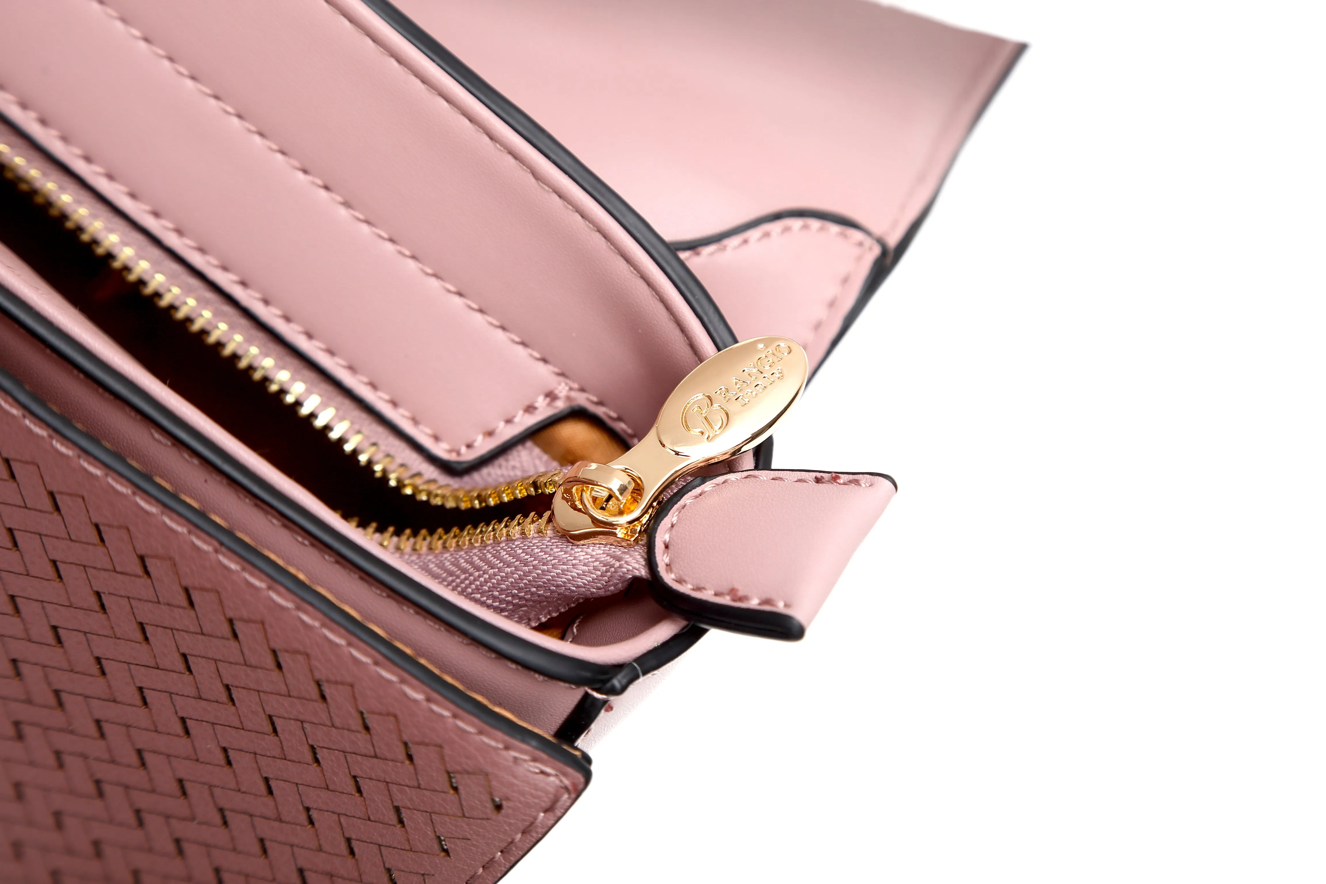 Brangio Blush Geometric Crossbody Bag