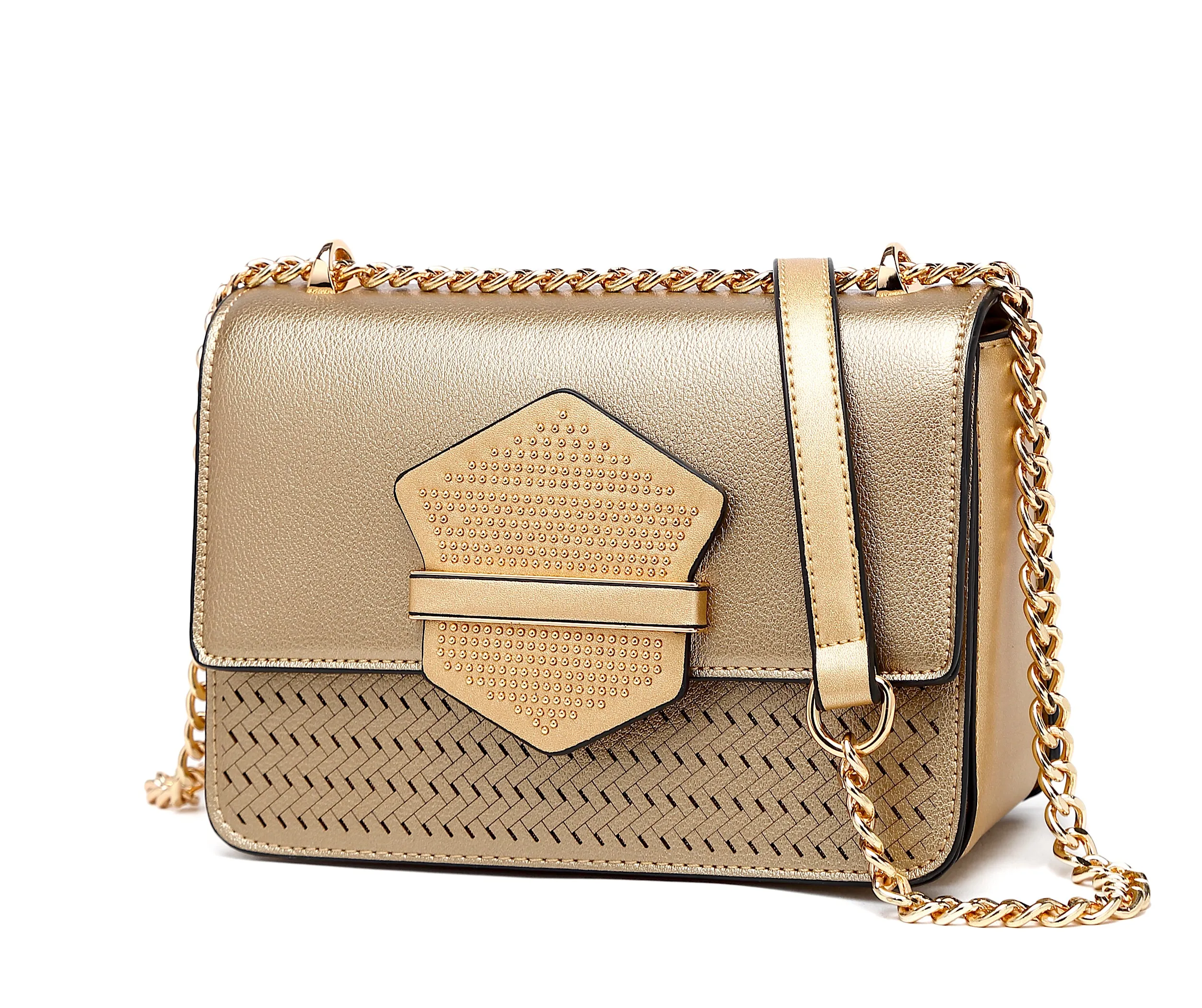 Brangio Blush Geometric Crossbody Bag