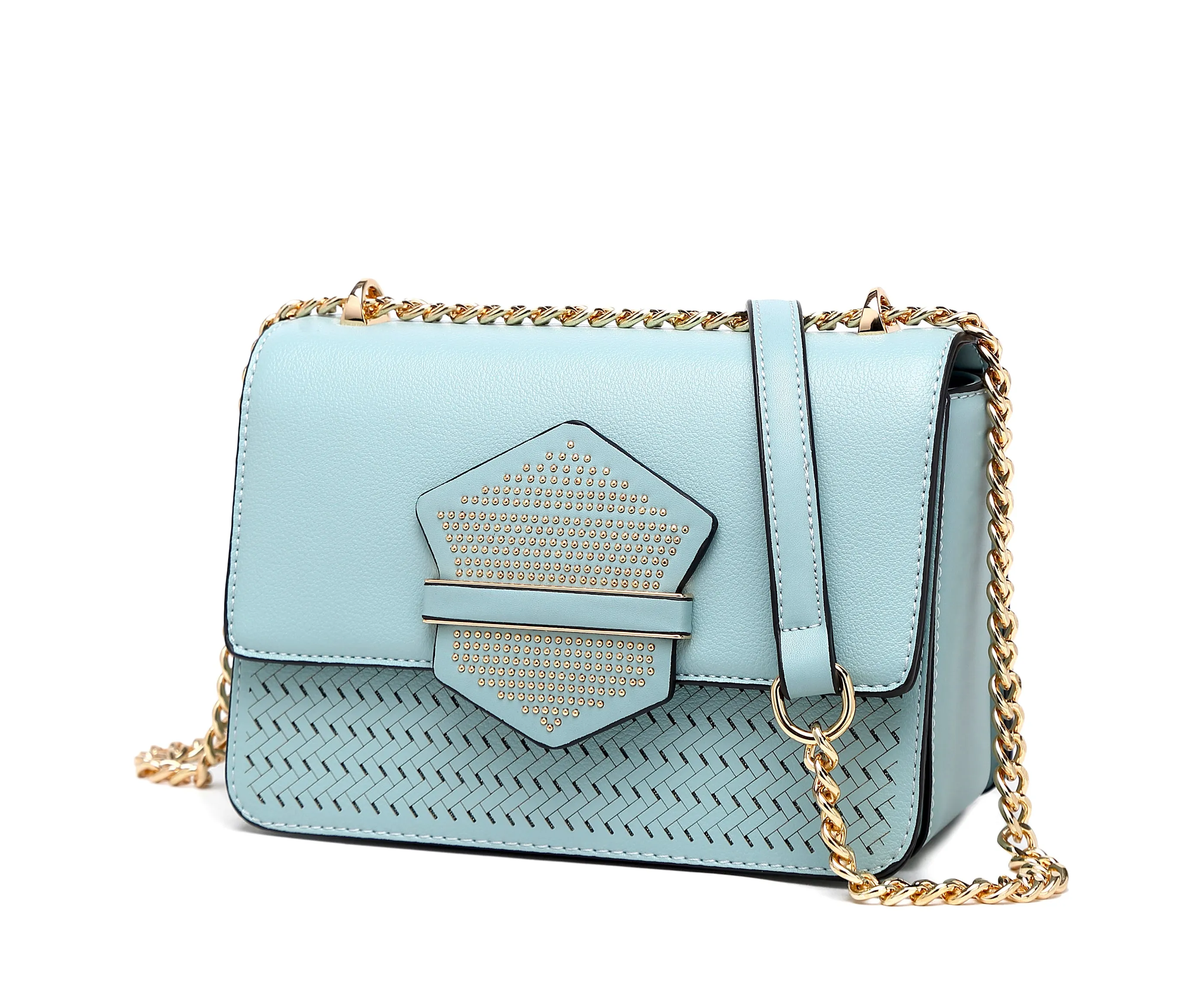 Brangio Blush Geometric Crossbody Bag