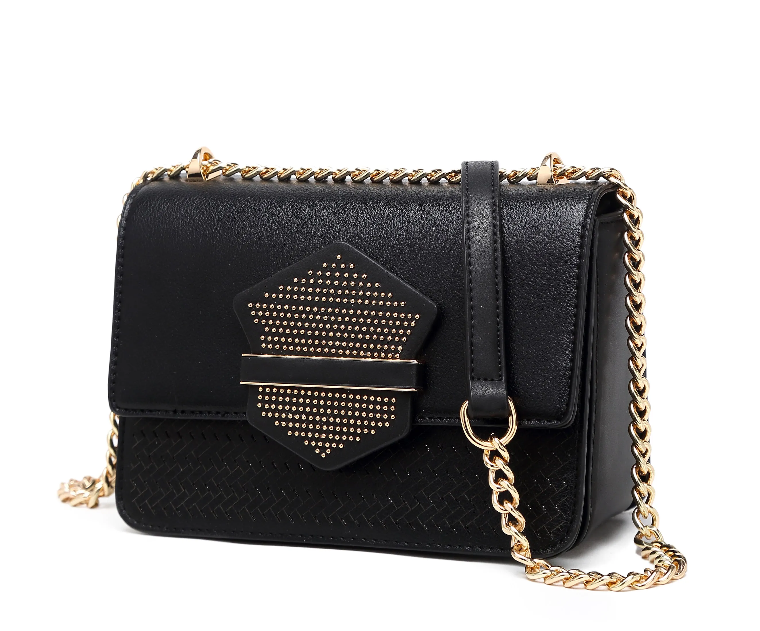 Brangio Blush Geometric Crossbody Bag