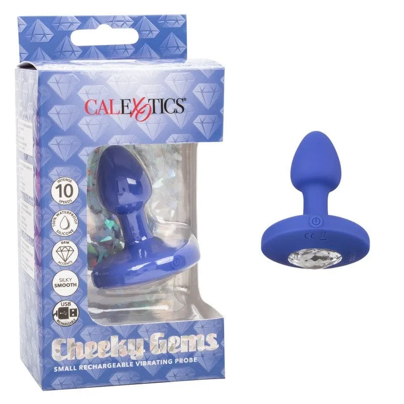 Calexotics Cheeky Gem Vibrating Probe Small