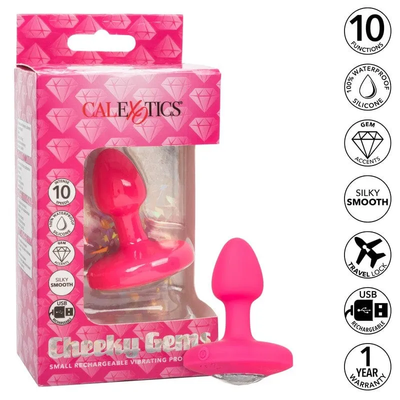Calexotics Cheeky Gem Vibrating Probe Small