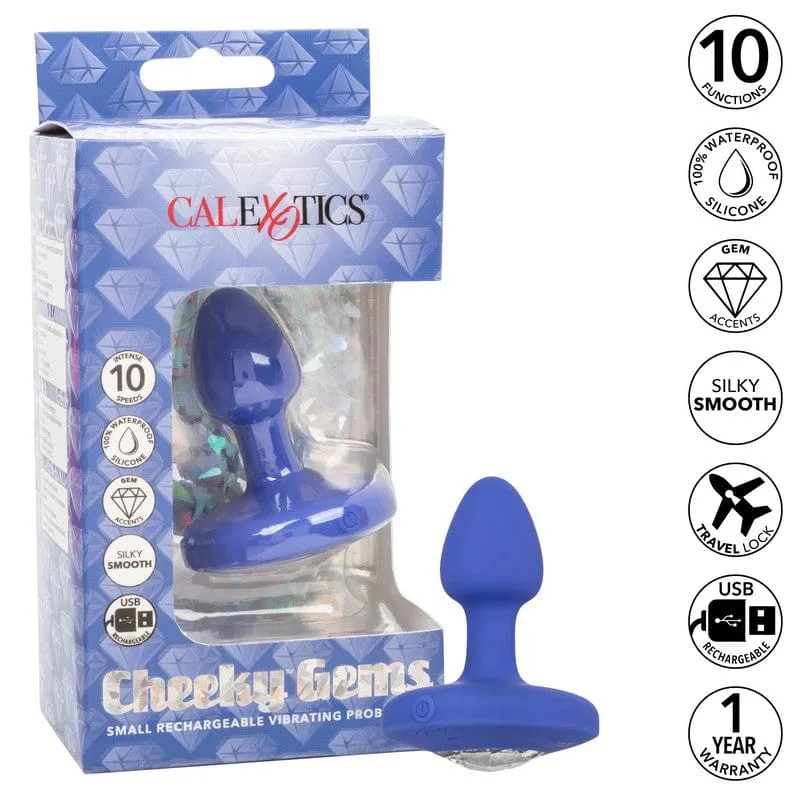 Calexotics Cheeky Gem Vibrating Probe Small
