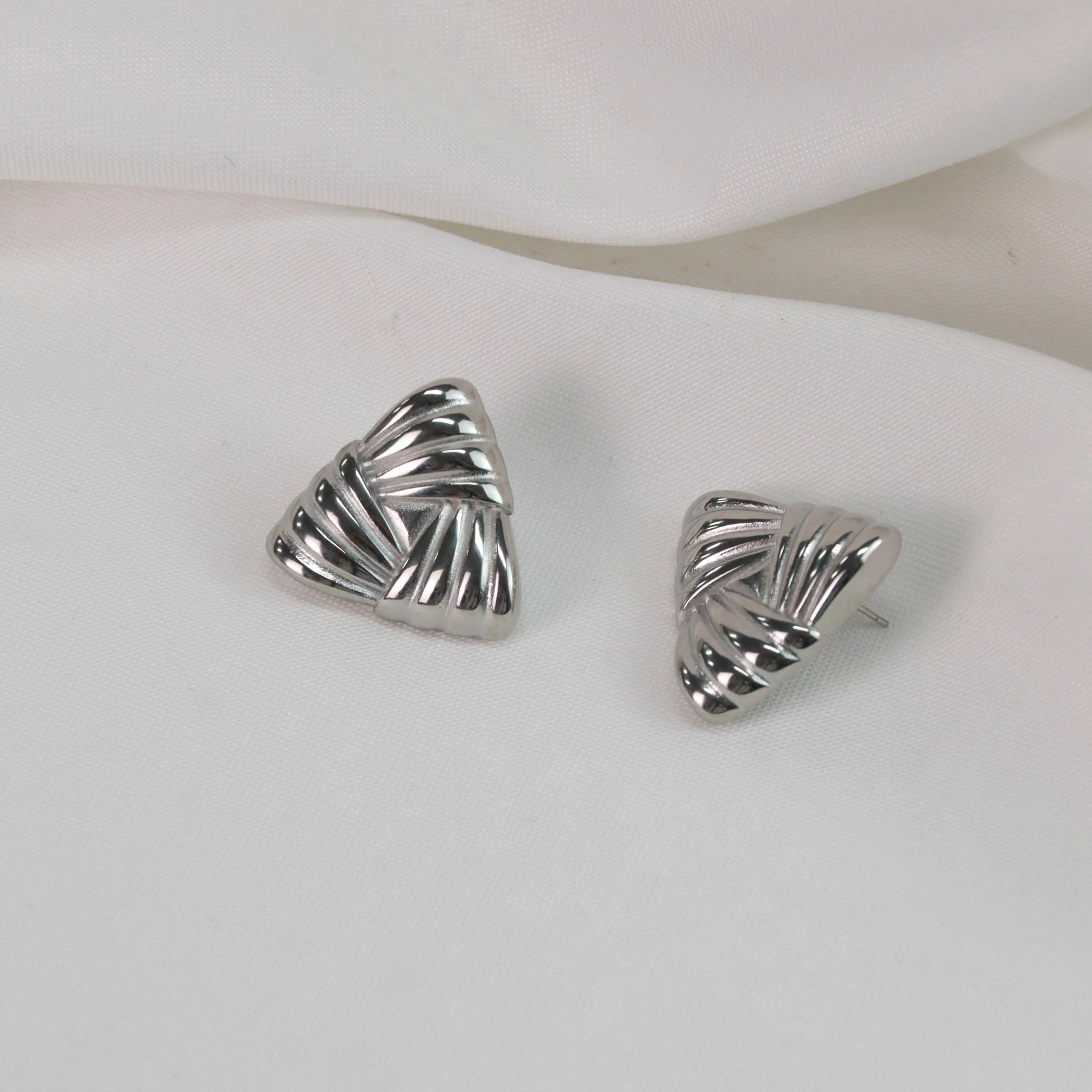 Cleopatra | Chunky Gold Statement Stud Earrings