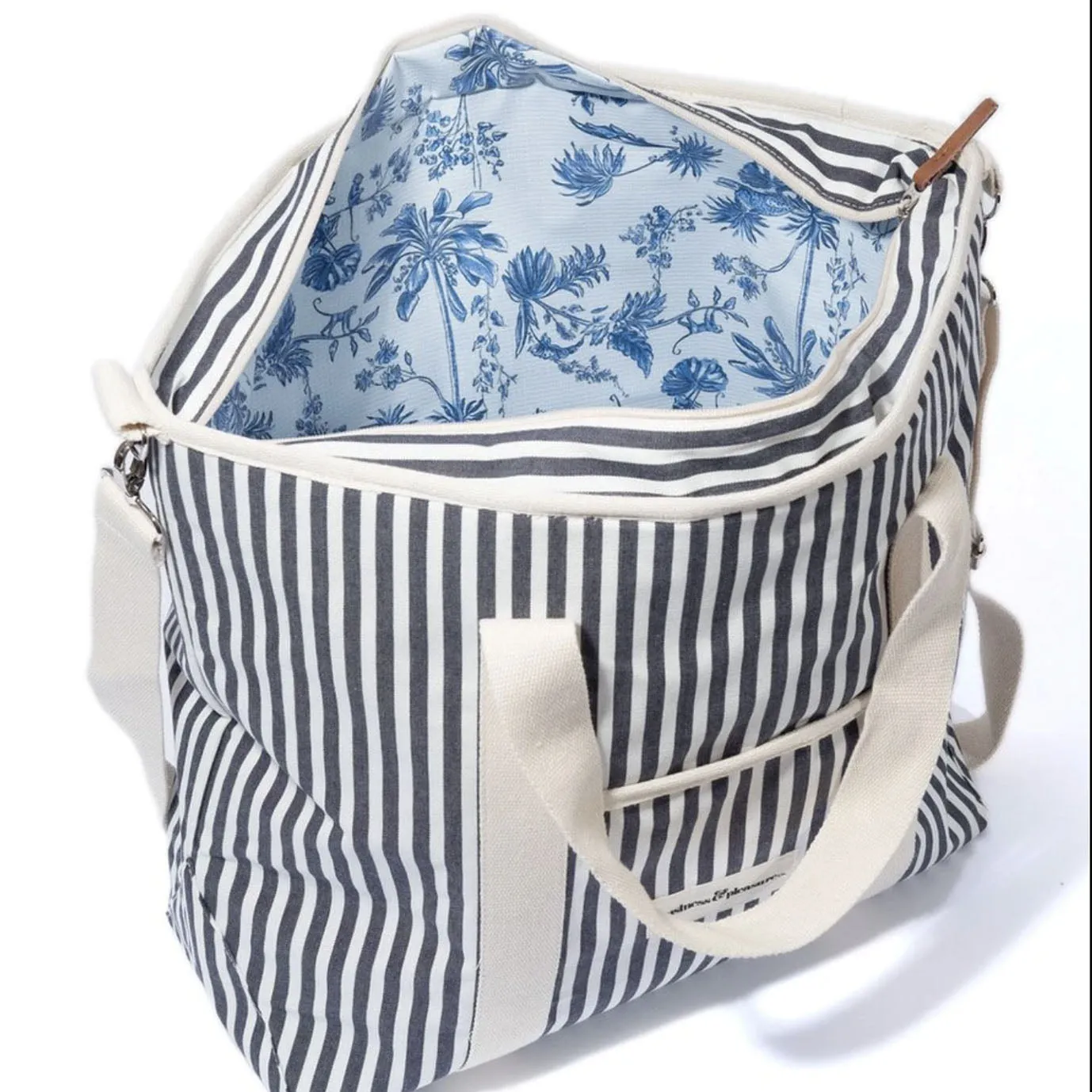 Cooler Tote | Lauren's Navy Stripe