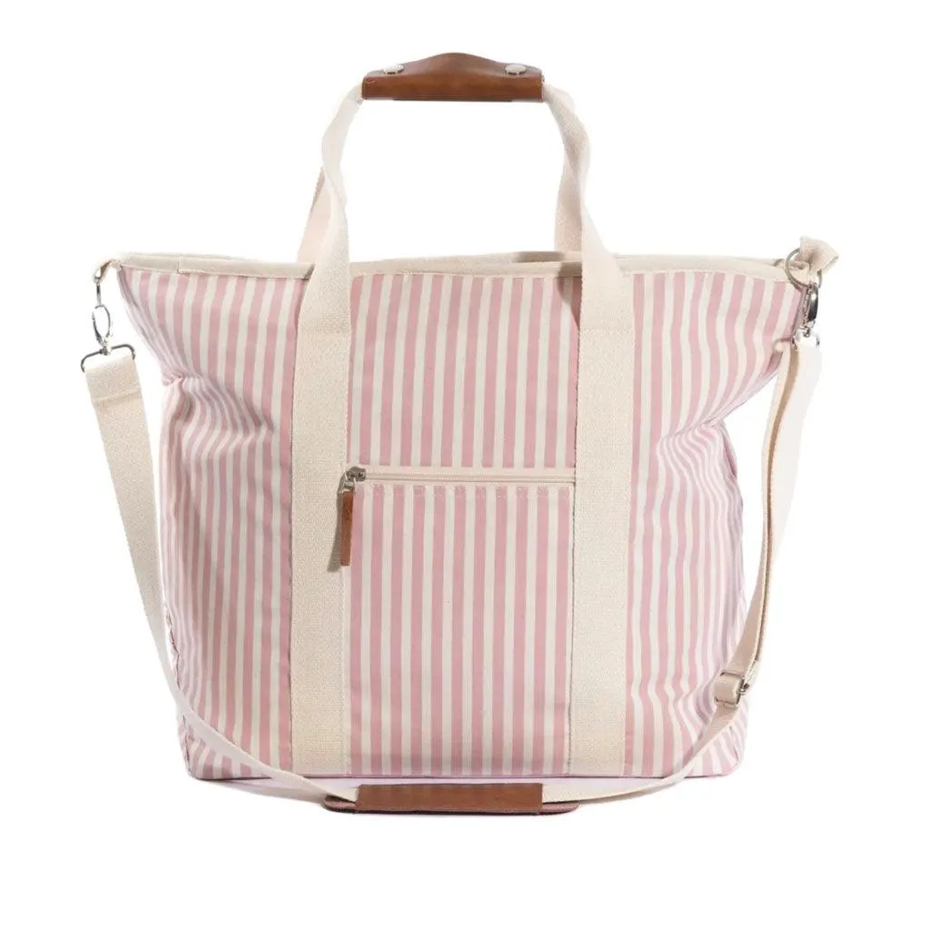 Cooler Tote | Lauren's Pink Stripe