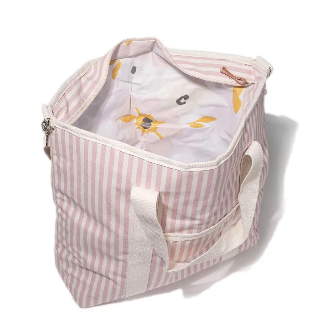Cooler Tote | Lauren's Pink Stripe