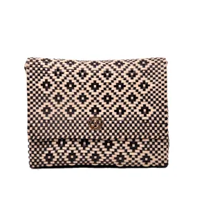 Crossbody Black Beige Aztec