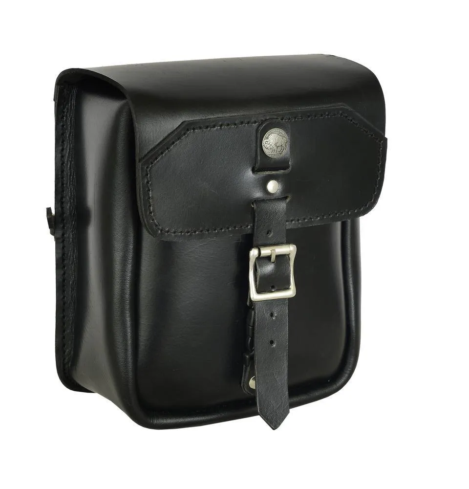 Daniel Smart Premium Leather Large Tool Bag for Sissy Bars