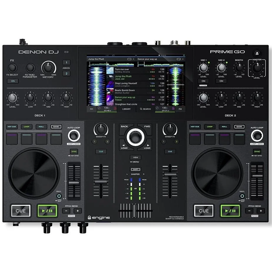 Denon PRIMEGO Smart DJ Console & BRLDIGITALXLE Soft Case Bundle
