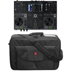 Denon PRIMEGO Smart DJ Console & BRLDIGITALXLE Soft Case Bundle