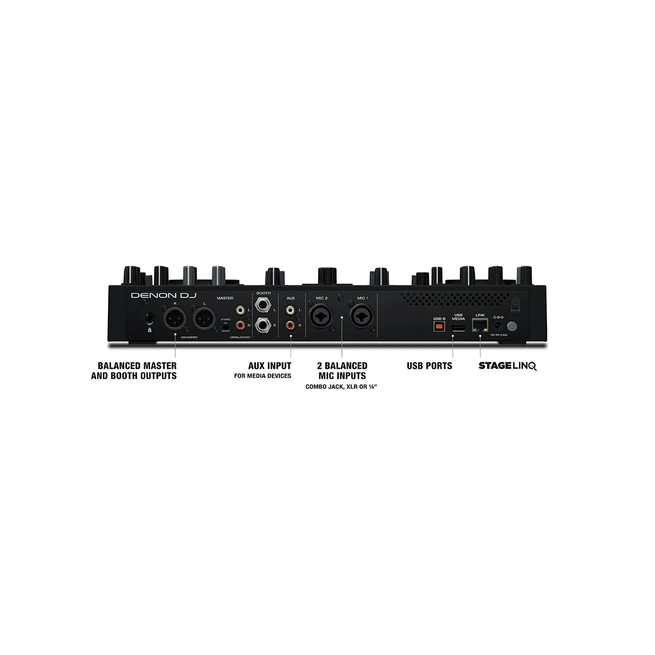 Denon PRIMEGO Smart DJ Console & BRLDIGITALXLE Soft Case Bundle