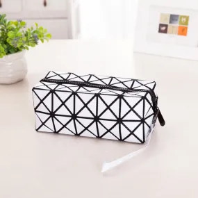 Diamond Design Cosmetic Travel Bag - Assorted Colors