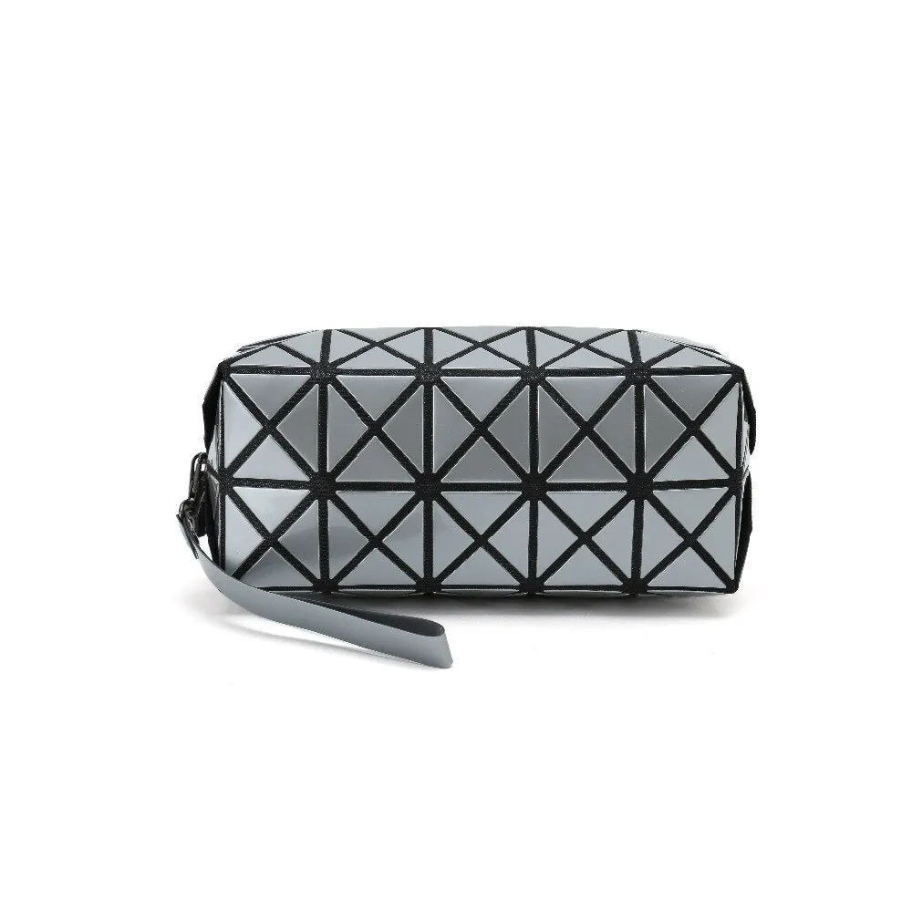 Diamond Design Cosmetic Travel Bag - Assorted Colors