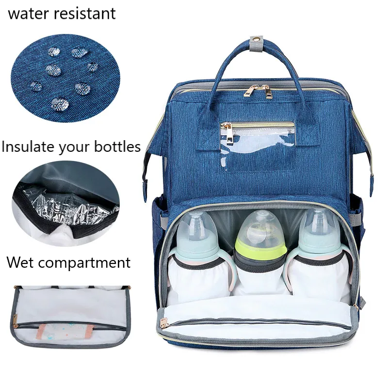 Diaper bag bassinet (USB Awning)