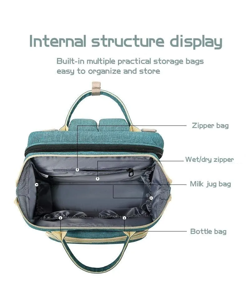 Diaper bag bassinet (USB Awning)