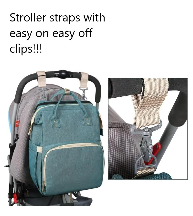 Diaper bag bassinet (USB Awning)