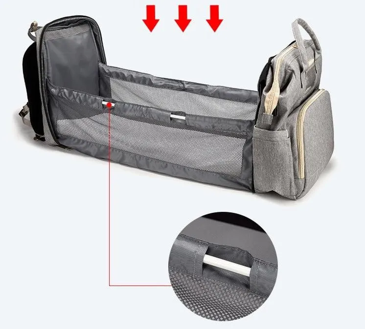 Diaper bag bassinet (USB Awning)