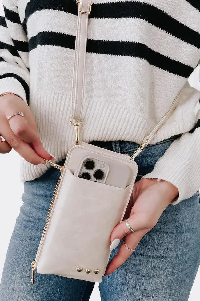 Double Duty Phone Bag Cream