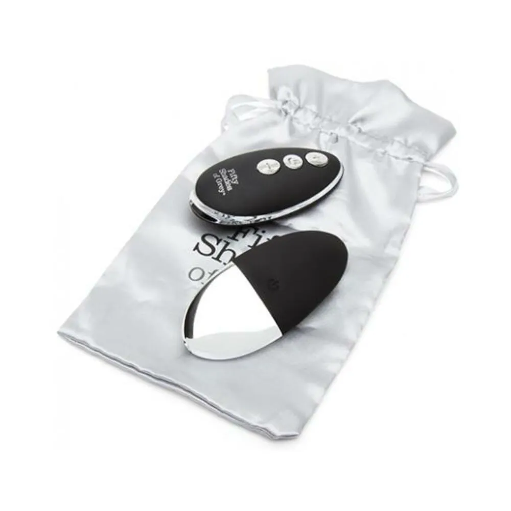 Fifty Shades of Grey Relentless Vibrations Remote Control Panty Vibe - Black