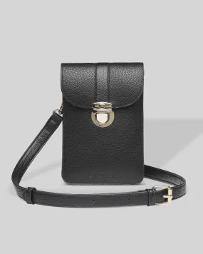 Fontaine Phone Crossbody Bag Black