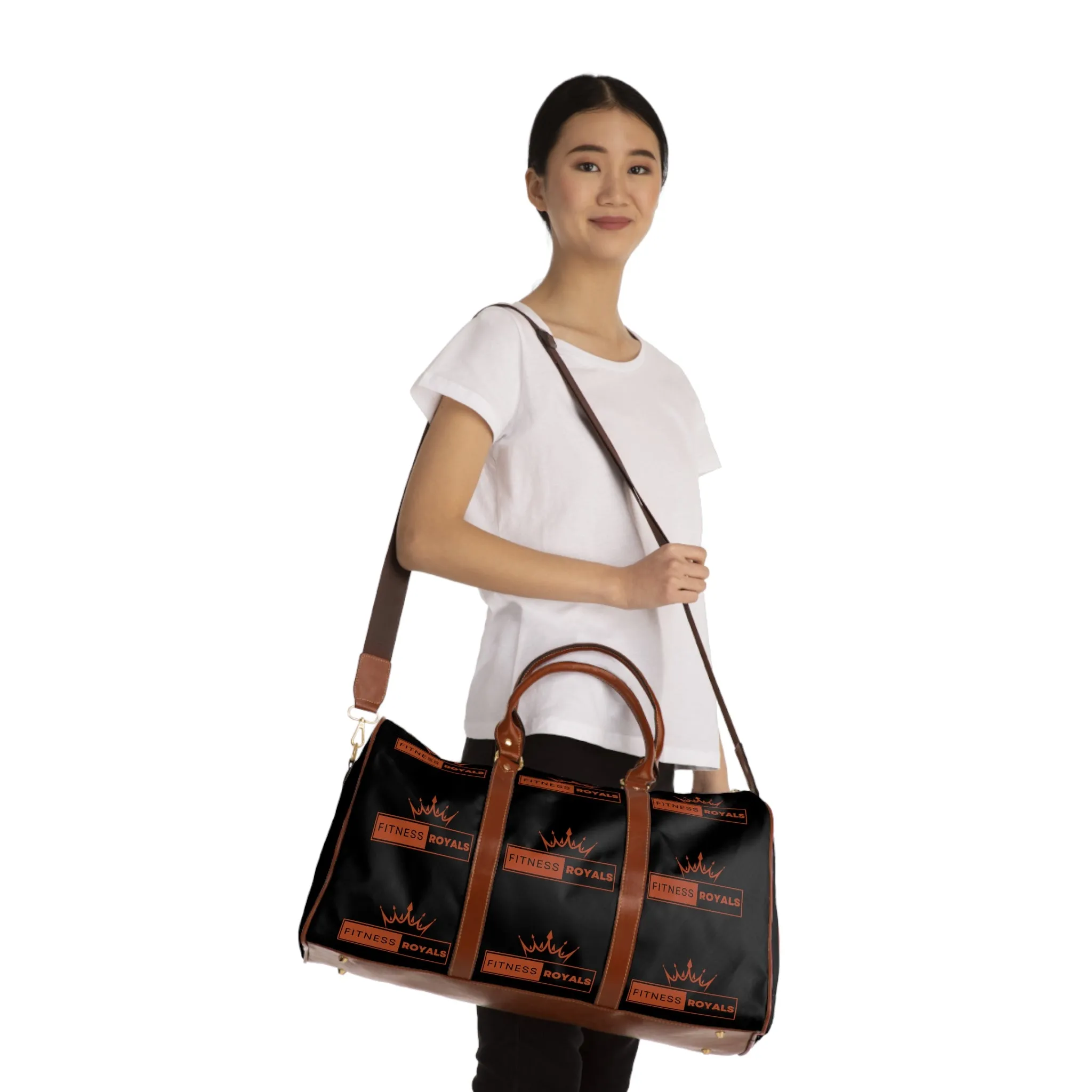 FR Black Waterproof Travel Bag