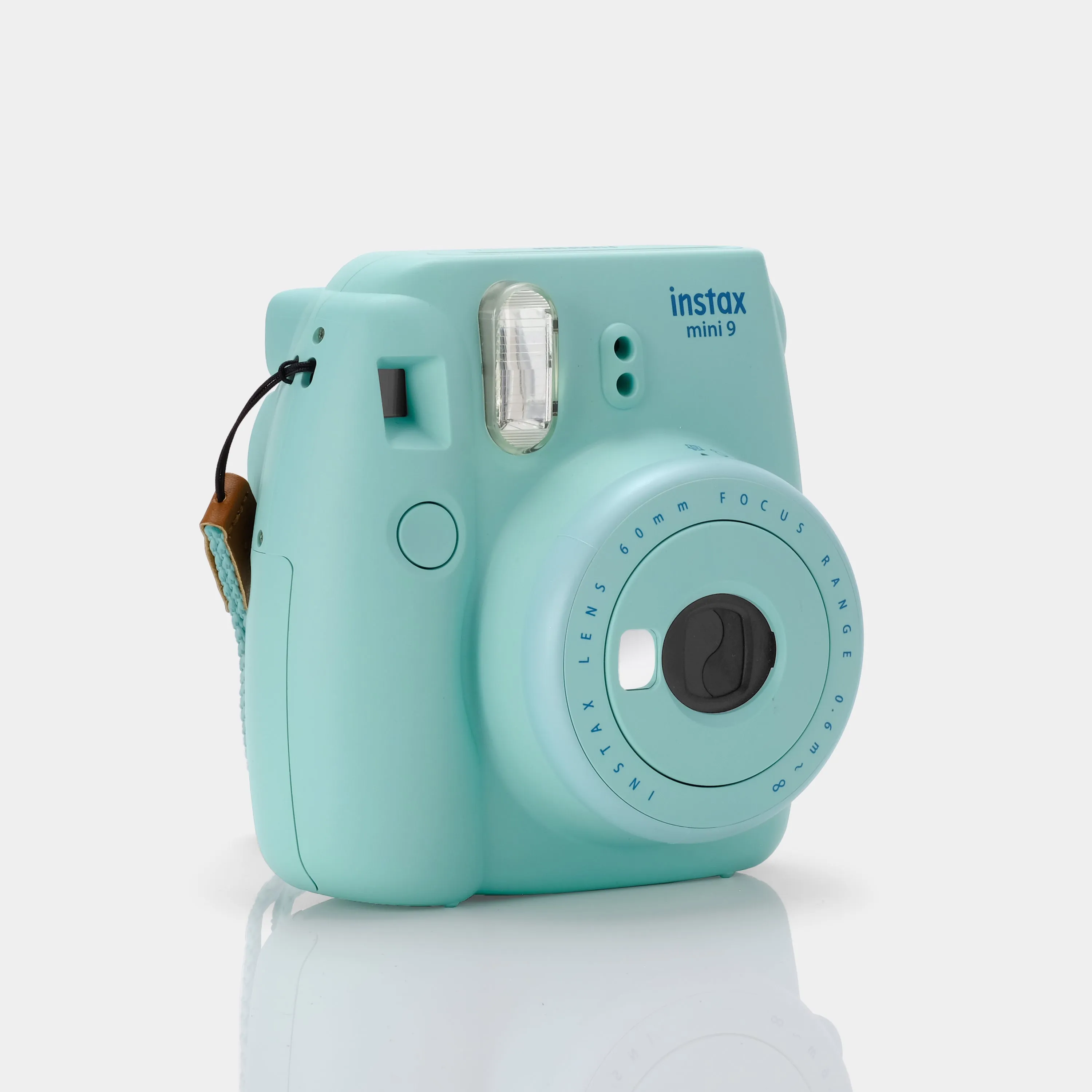 Fujifilm Instax Mini 9 Teal Instant Film Camera With White Bag - Refurbished