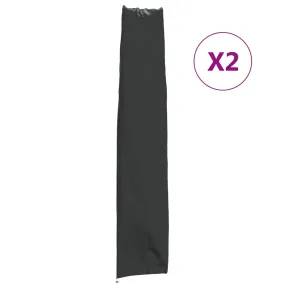 Garden Umbrella Covers 2 pcs 170x28/32 cm 420D Oxford Fabric