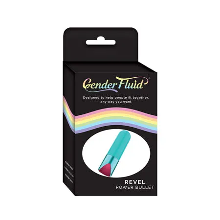 Gender Fluid Revel Power Bullet - Aqua