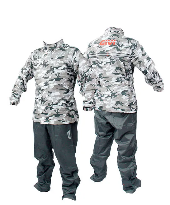Givi Two-Piece Rain Suit - Camo