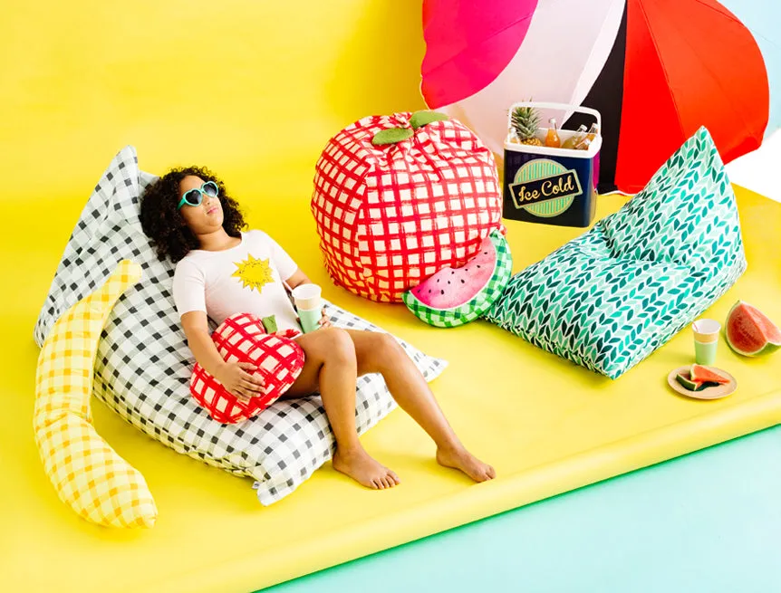 Green with Envy Waterproof Bean Bag Cover