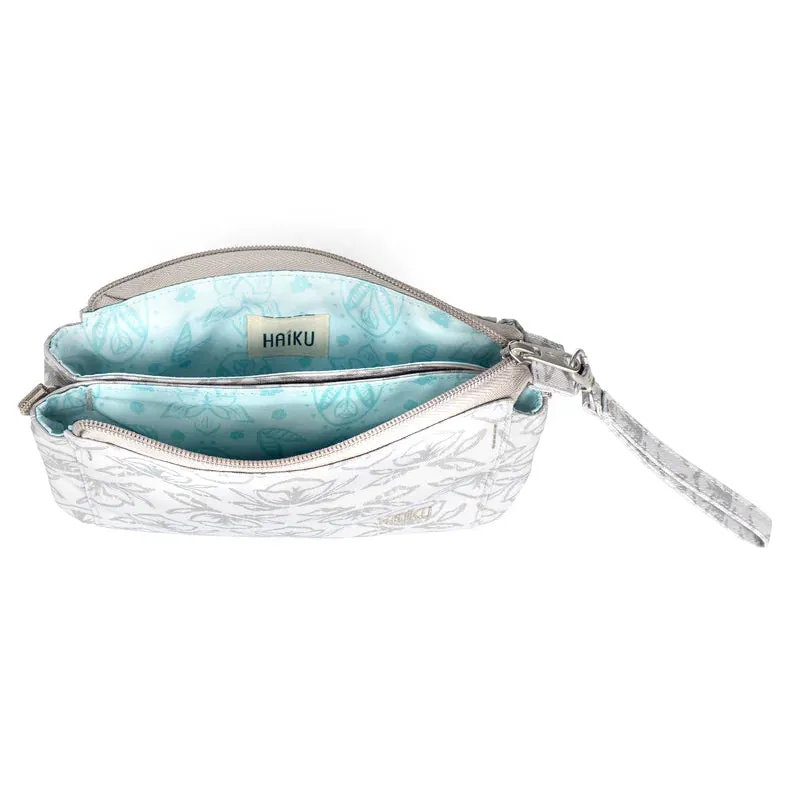 Haiku Stride Wristlet in Cherry Blossom, Rosewood, Stone Gray, Floral Garden, River Rock Blue, Forest & Honeycomb