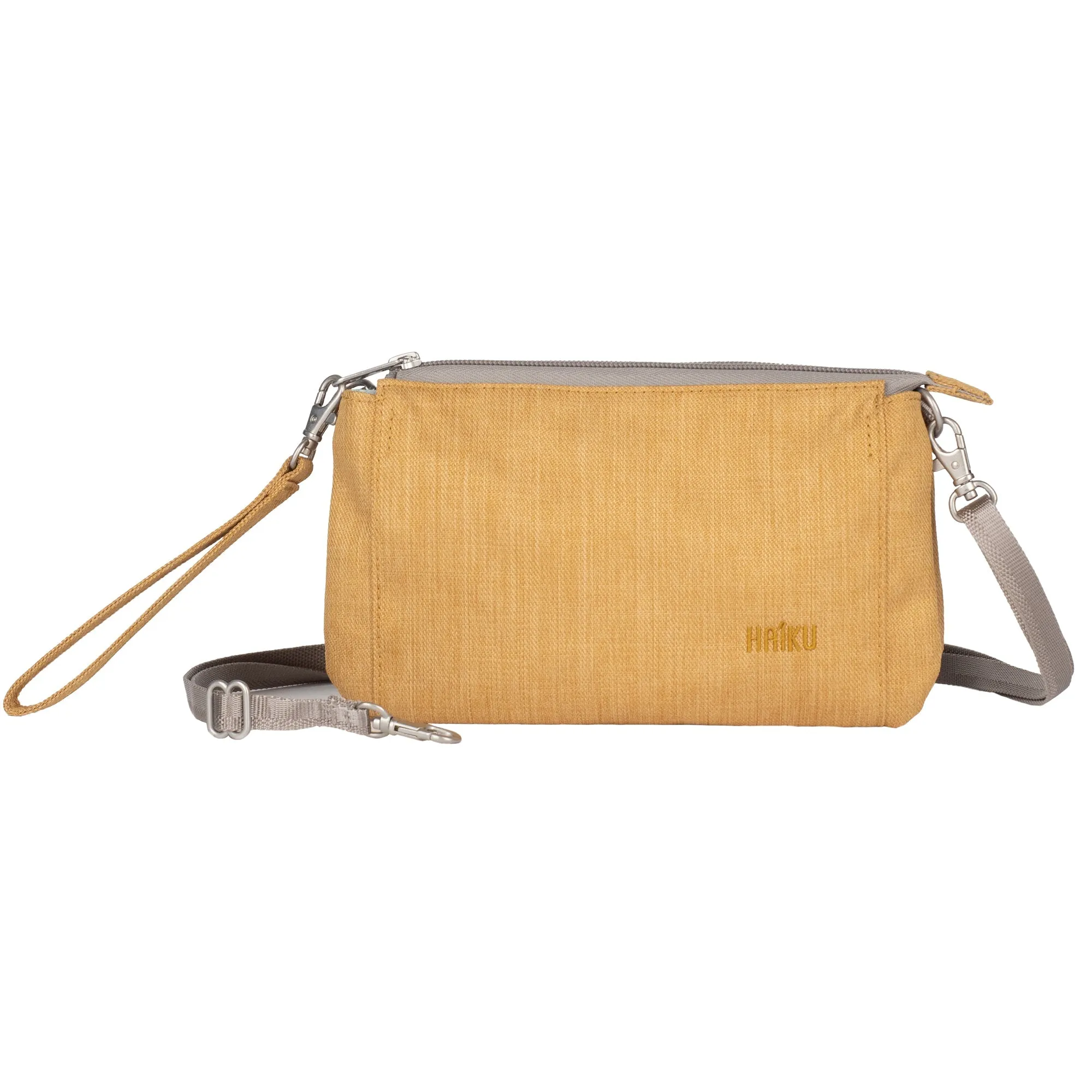Haiku Stride Wristlet in Cherry Blossom, Rosewood, Stone Gray, Floral Garden, River Rock Blue, Forest & Honeycomb