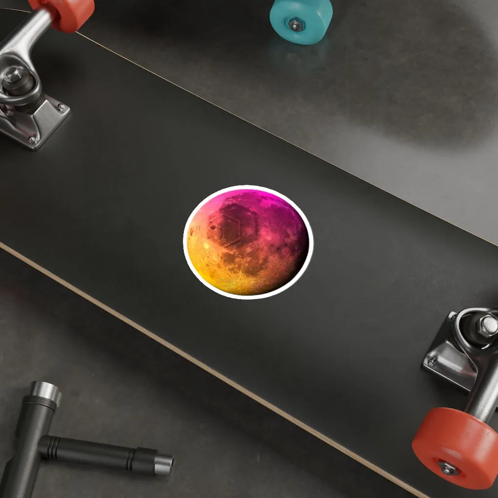 HEX To The Moon Die-Cut Stickers (Water Resistant)