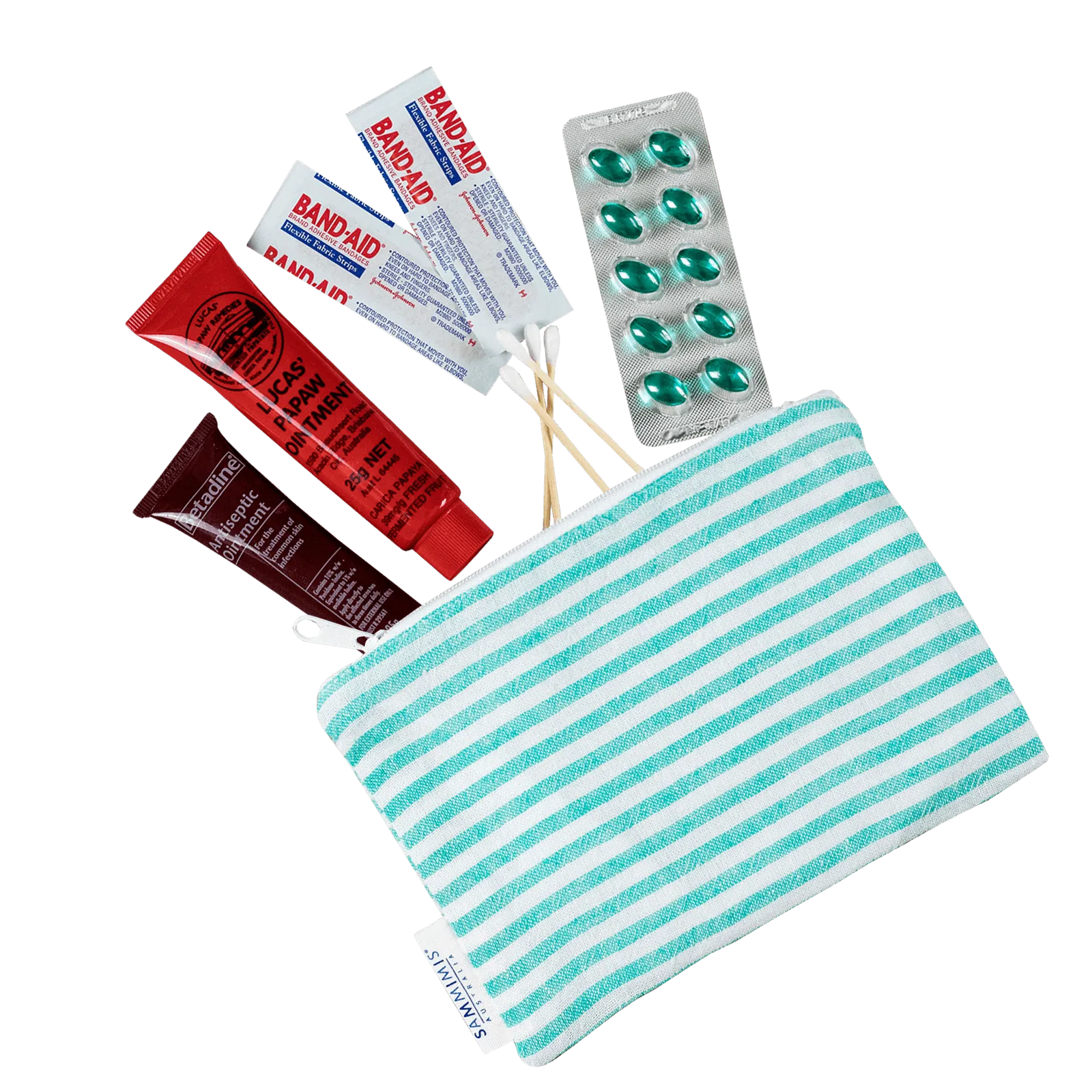 IOS Mini Wet Bag: Sea Green/White