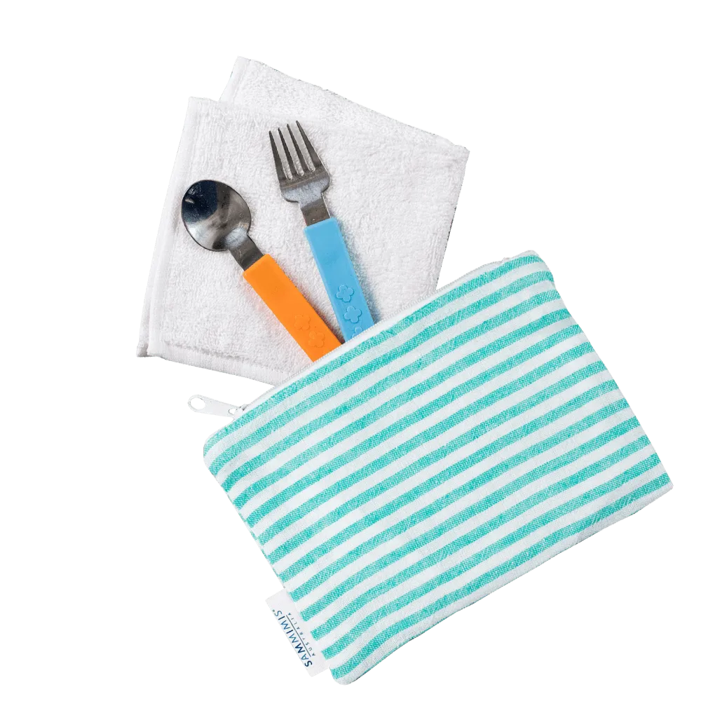 IOS Mini Wet Bag: Sea Green/White