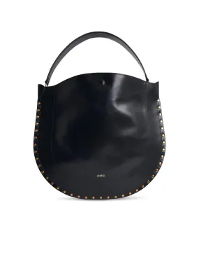 Isabel Marant 'Oskan' Black Soft Leather Bag Women