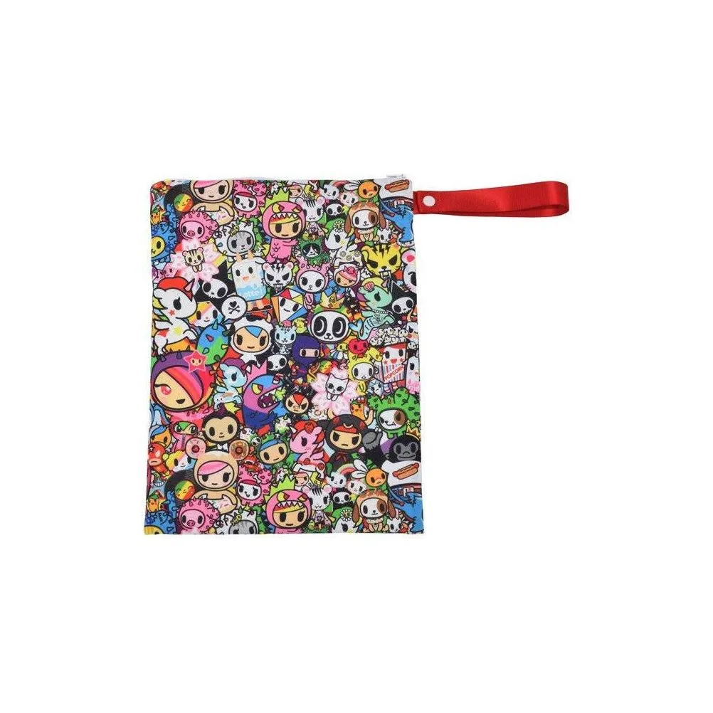 Itzy Ritzy TRAVEL HAPPENS™ SEALED WET BAG WITH HANDLE - TOKIDOKI COLLECTION
